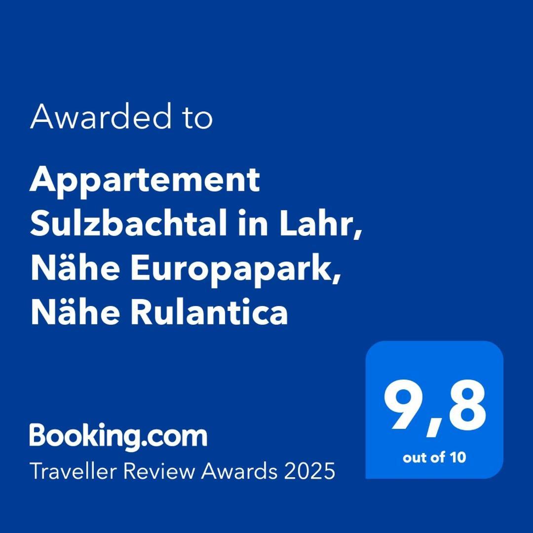 Appartement Sulzbachtal In Lahr, Naehe Europapark, Naehe Rulantica Lahr  Exteriör bild